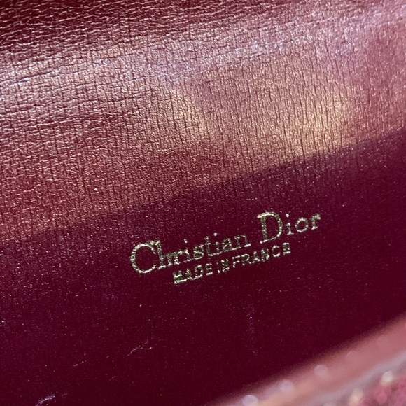 VINTAGE DIOR ENVELOPE CONVERTED INTO A CHAIN SHOULDER PURSE - Picture 5 of 11